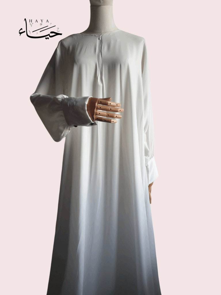 Abaya Ameerah - White